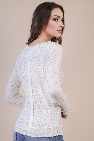 Just A Girl Floral Top