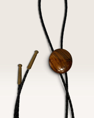 Acacia Wood Bolo Tie