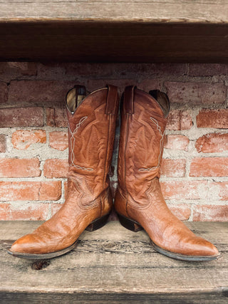 Vintage Montana Bullhide Cowboy Boots M Sz 12