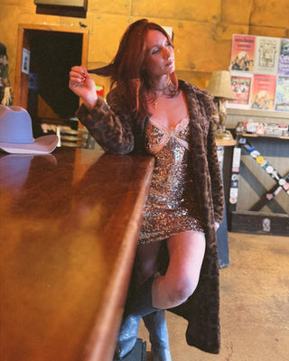 1979 Sequin Ultra Mini Dress