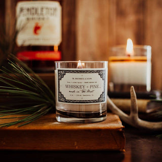 Whiskey And Pine Candle 8 oz.
