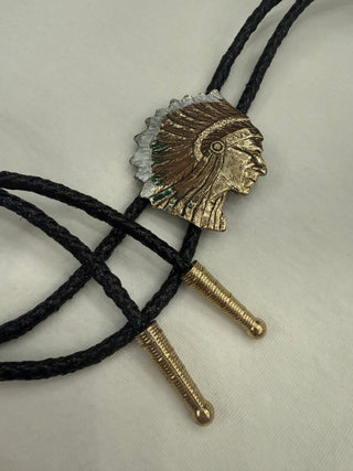 Native Head Bolo Tie