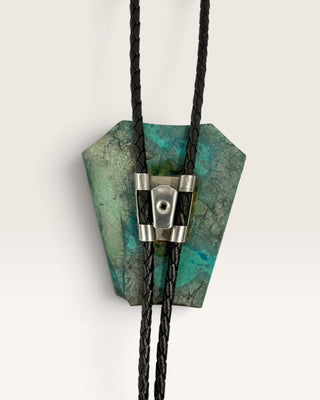 Chrysocolla Malachite Bolo Tie