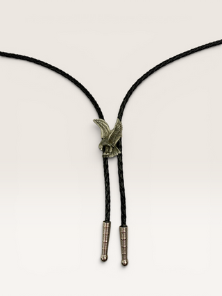 Pewter Eagle Bolo Tie