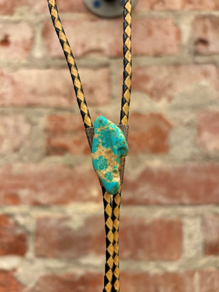 Braided Turquoise Bolo Tie