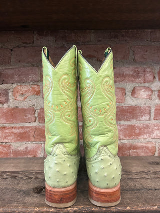 Portillo Salvaje Ostrich Cowboy Boots Women's Size 8
