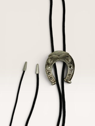 Vintage Silver Horseshoe Bolo Tie