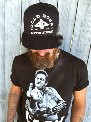 Gold Dogs Flat Bill Trucker Hat
