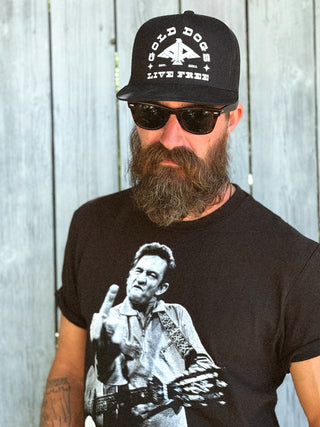 Gold Dogs Flat Bill Trucker Hat