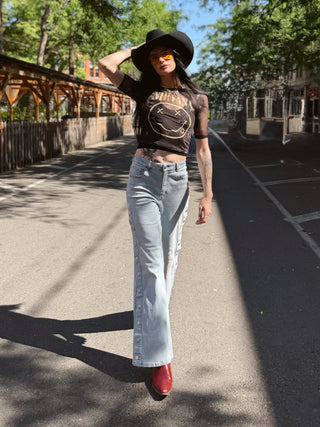Nirvana Mesh Top