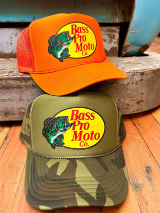 Bass Pro Moto Trucker Hat