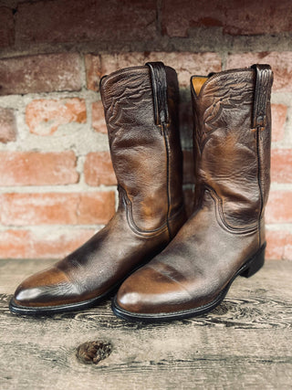 Vintage Lucchese Cowboy Boots M Sz 8.5 / W Sz 10