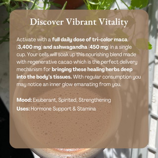 Ceremonial Cacao | Vibrant Vitality 100% Organic Cacao