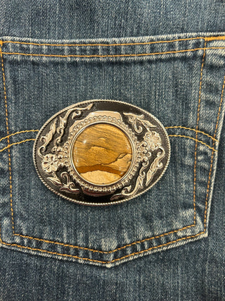 Picture Jasper  Belt Buckle