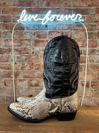 J.B. Dillon Python Men's Cowboy Boots Size 13