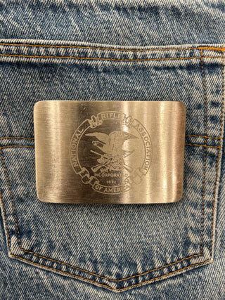 National Rifle Association Wallet Belt Buckle