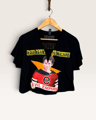 Rage Against The Machine Deep-V Crop Top Chop Shop