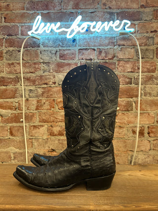 Los Altos Ostrich Men's Cowboy Boots Size 10
