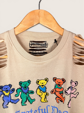 Grateful Dead Bears Distressed Chop Shop