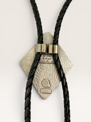 Vintage Siskiyou Buckle Co. Geometric Bolo Tie