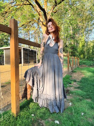 Sunday Halter Maxi Dress