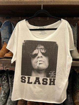 Chop Shop Slash Cropped Tee