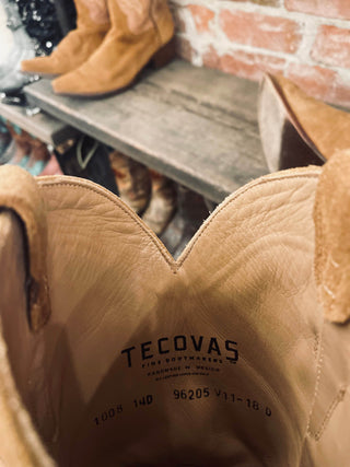 Vintage Tecovas Cowboy Boots M Sz 14