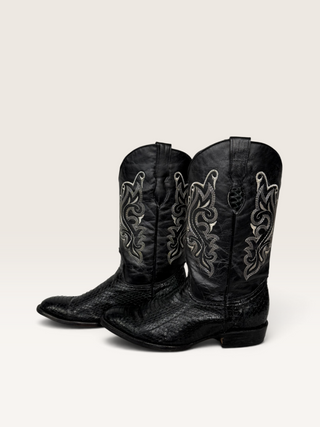 Cowboy Brand Snake Skin Cowboy Boots Men's Size 10.5