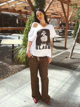 Chop Shop Slash Cropped Tee
