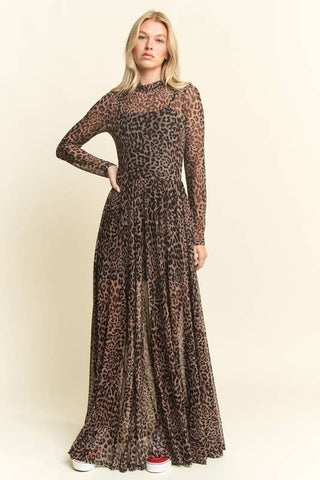 Mayhem Long Sleeve Mesh Dress