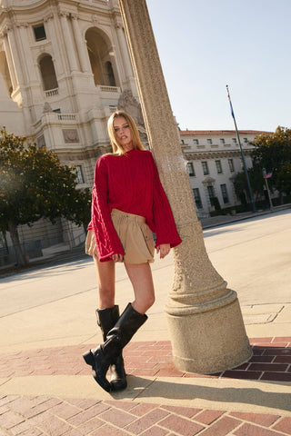 Lainey Cable Knit Sweater