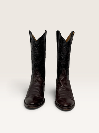 Lucchese Calf Skin Cowboy Boots W 8.5