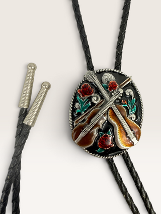 Dueling Fiddles Siskiyou Bolo Tie
