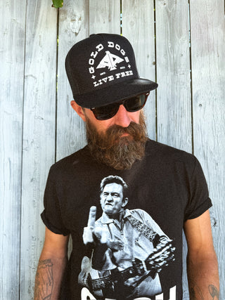 Gold Dogs Flat Bill Trucker Hat