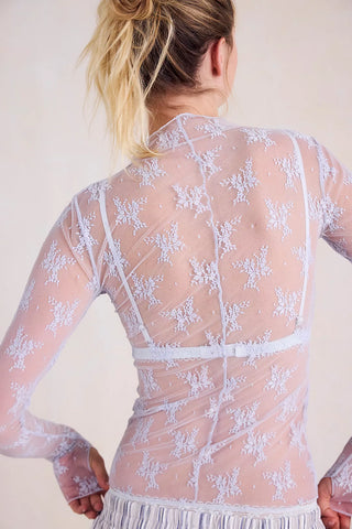 Lady Lux Lace Layering Top