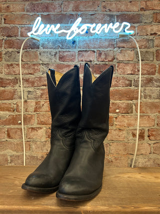 Jaca Botas Elk Skin Men’s Cowboy Boots Size 12