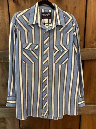 Vintage Men’s Wrangler Snap Up Shirt L