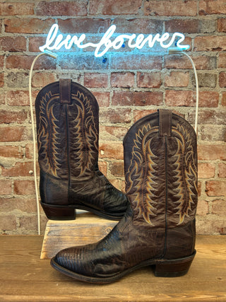 Tony Lama Genuine Lizard Men’s Cowboy Boots Size 11 wide