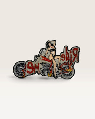 Ride Me Motorcycle Girl Patch