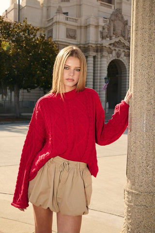Lainey Cable Knit Sweater