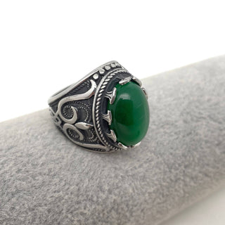 Stainless Steel Surrender Biker Ring