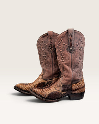 Montana Boots Genuine Snake Cowboy Boots Men’s Size 9.5 / Women’s 11