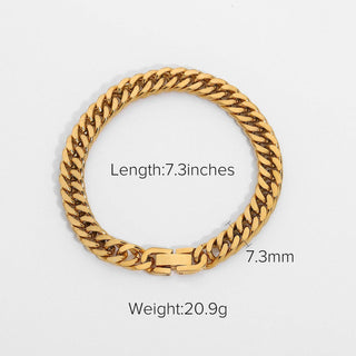 18K Gold Plated Chain Bracelets