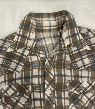 Vintage Men’s Snap Up Shirt Size Large