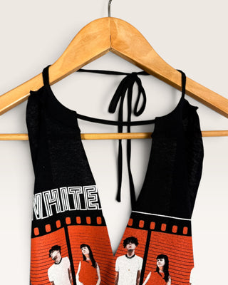 White Stripes Halter Top Chop Shop