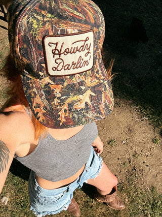 Howdy Darlin' Camo Trucker Hat