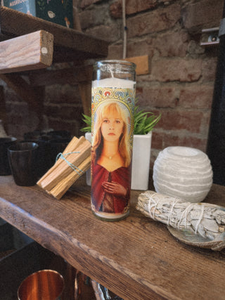 Saint Queen of Hippy Rock - Stevie Nicks Candle