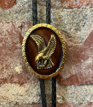 Gold Eagle Bolo Tie