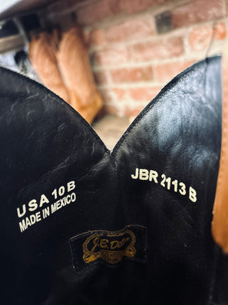 Vintage JB Dillon Cowboy Boots W Sz 10