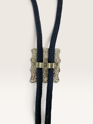 Vintage Swank "C" with Mother of Pearl Bolo Tie